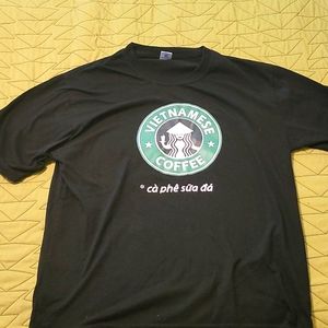 Black Vietnamese Coffee Tshirt